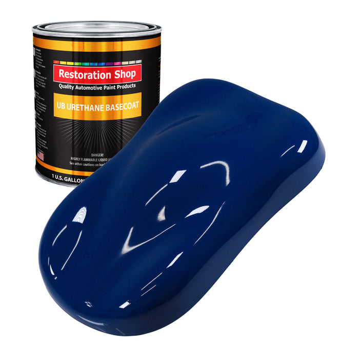 Marine Blue - Urethane Basecoat Auto Paint - Gallon Paint Color Only - Professional High Gloss Automotive, Car, Truck Coating