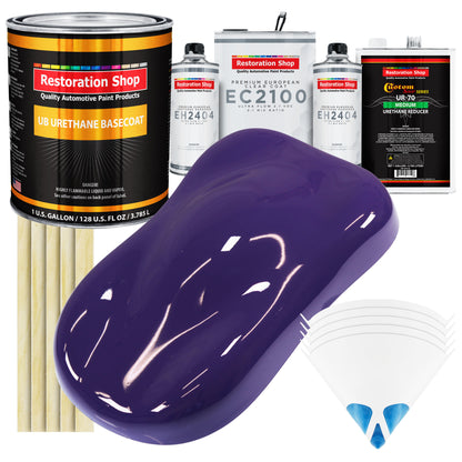 Mystical Purple Urethane Basecoat with European Clearcoat Auto Paint - Complete Gallon Paint Color Kit - Automotive Refinish Coating