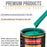 Tropical Turquoise - Urethane Basecoat Auto Paint - Gallon Paint Color Only - Professional High Gloss Automotive, Car, Truck Coating