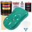 Tropical Turquoise - Urethane Basecoat with Premium Clearcoat Auto Paint - Complete Slow Gallon Paint Kit - Professional High Gloss Automotive Coating