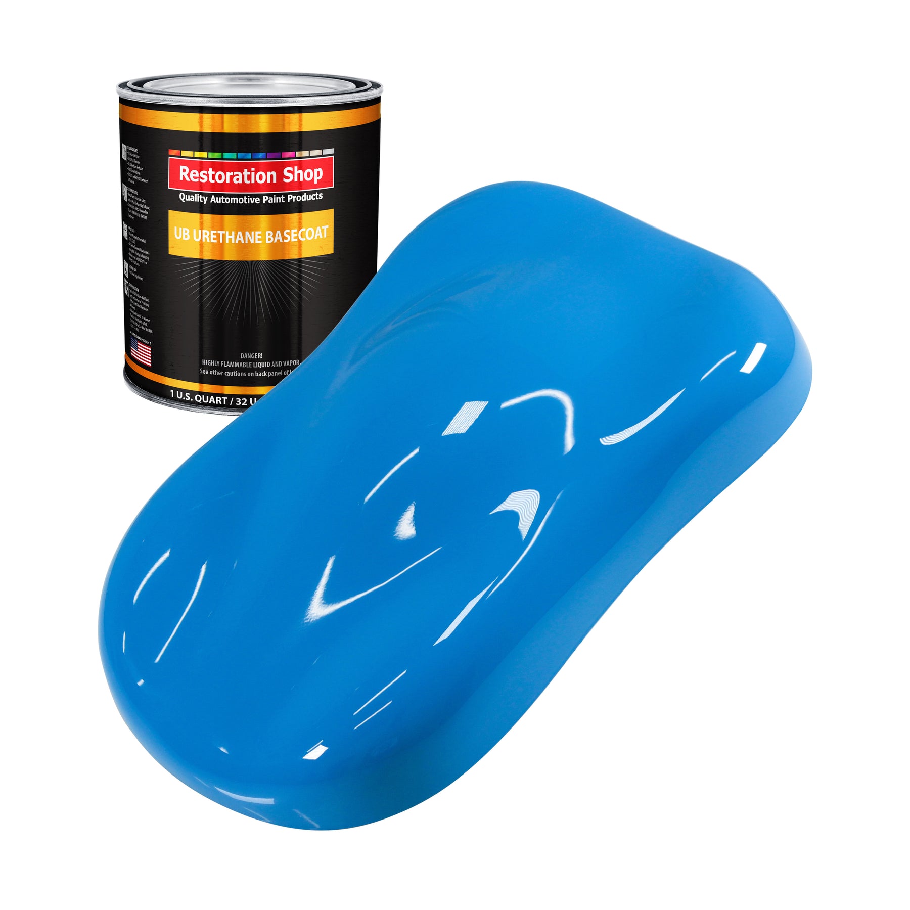 Grabber Blue Urethane Basecoat - 1 Quart — TCP Global