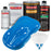 Coastal Highway Blue Urethane Basecoat with European Clearcoat Auto Paint - Complete Quart Paint Color Kit - Automotive Refinish Coating