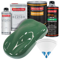 Transport Green Urethane Basecoat with European Clearcoat Auto Paint - Complete Quart Paint Color Kit - Automotive Refinish Coating