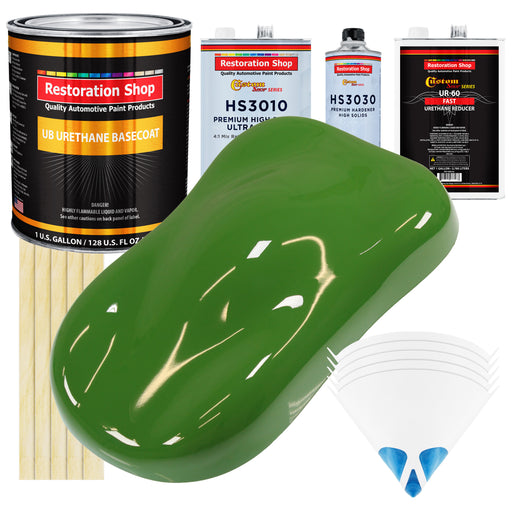 Deere Green - Urethane Basecoat with Premium Clearcoat Auto Paint - Complete Fast Gallon Paint Kit - Professional High Gloss Automotive Coating