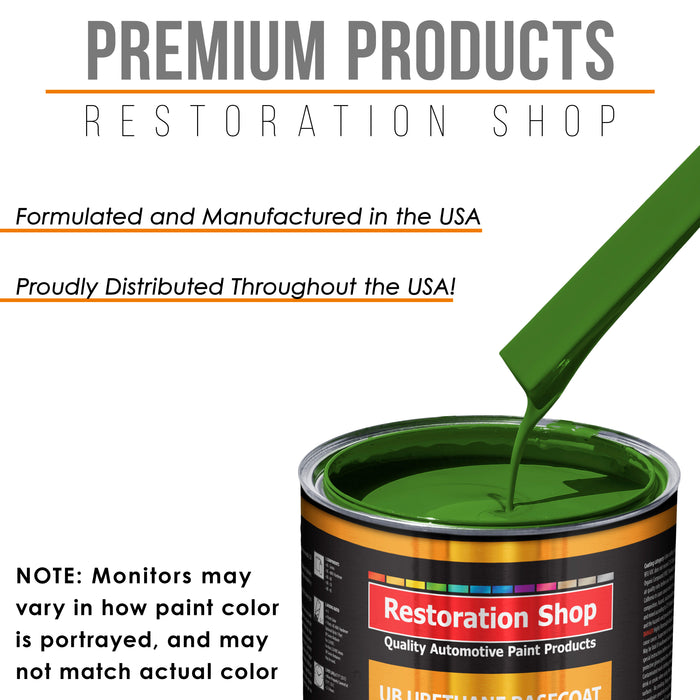 Deere Green - Urethane Basecoat with Premium Clearcoat Auto Paint - Complete Slow Gallon Paint Kit - Professional High Gloss Automotive Coating
