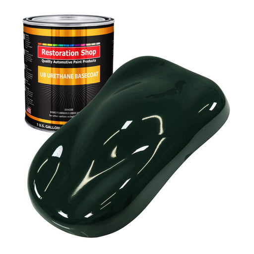 British Racing Green - Urethane Basecoat Auto Paint - Gallon Paint Color Only - Professional High Gloss Automotive, Car, Truck Coating