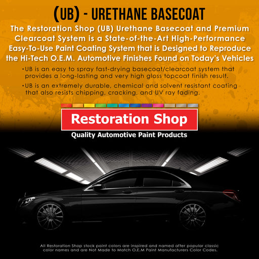 Olive Drab Green - Urethane Basecoat with Clearcoat Auto Paint - Complete Medium Gallon Paint Kit - Professional Gloss Automotive Car Truck Coating