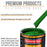 Vibrant Lime Green - Urethane Basecoat with Premium Clearcoat Auto Paint (Complete Medium Gallon Paint Kit) Professional High Gloss Automotive Coating