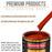 Hot Rod Red - Urethane Basecoat Auto Paint - Gallon Paint Color Only - Professional High Gloss Automotive, Car, Truck Coating