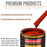 Hot Rod Red - Urethane Basecoat Auto Paint - Quart Paint Color Only - Professional High Gloss Automotive, Car, Truck Coating