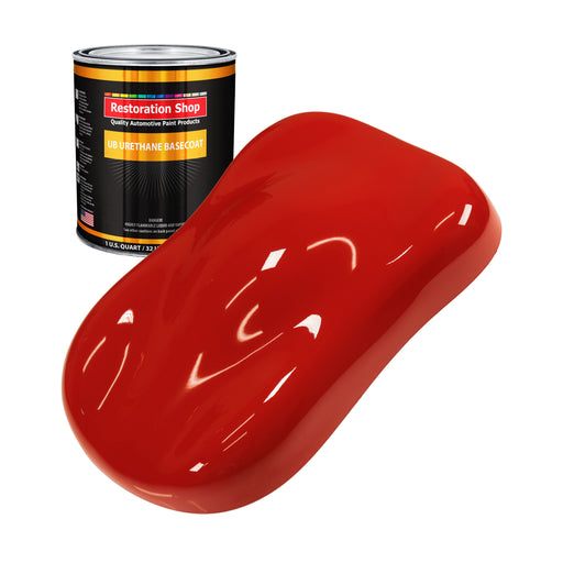 Swift Red - Urethane Basecoat Auto Paint - Quart Paint Color Only - Professional High Gloss Automotive, Car, Truck Coating