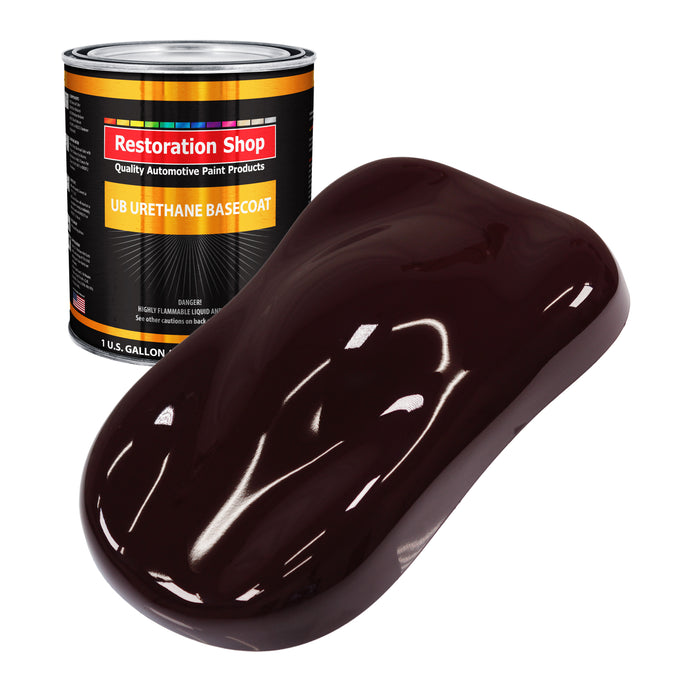 Royal Maroon - Urethane Basecoat Auto Paint - Gallon Paint Color Only - Professional High Gloss Automotive, Car, Truck Coating