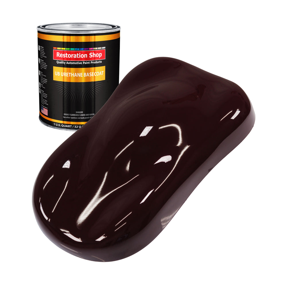 Royal Maroon - Urethane Basecoat Auto Paint - Quart Paint Color Only - Professional High Gloss Automotive, Car, Truck Coating