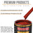 Scarlet Red - Urethane Basecoat Auto Paint - Quart Paint Color Only - Professional High Gloss Automotive, Car, Truck Coating