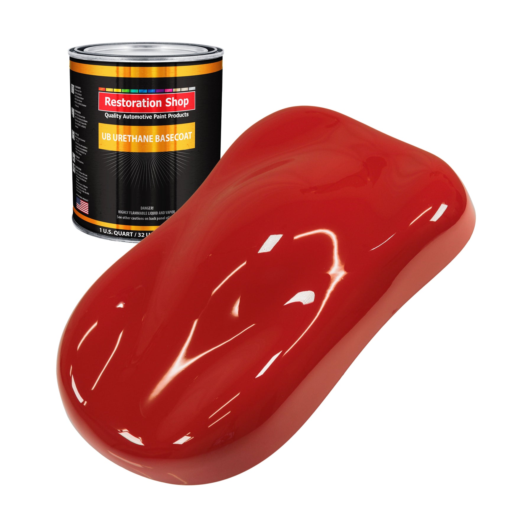 Jalapeno Bright Red Urethane Basecoat - 1 Quart — TCP Global