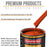 Speed Orange - Urethane Basecoat with Clearcoat Auto Paint - Complete Medium Gallon Paint Kit - Professional High Gloss Automotive, Car, Truck Coating