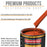 Charger Orange - Urethane Basecoat Auto Paint - Quart Paint Color Only - Professional High Gloss Automotive, Car, Truck Coating