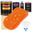 California Orange - Urethane Basecoat with Clearcoat Auto Paint - Complete Slow Gallon Paint Kit - Professional Gloss Automotive Car Truck Coating