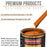 Omaha Orange - Urethane Basecoat with Premium Clearcoat Auto Paint - Complete Medium Quart Paint Kit - Professional High Gloss Automotive Coating