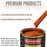 Hugger Orange - Urethane Basecoat with Premium Clearcoat Auto Paint - Complete Fast Gallon Paint Kit - Professional High Gloss Automotive Coating
