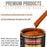 Hugger Orange - Urethane Basecoat with Premium Clearcoat Auto Paint - Complete Medium Gallon Paint Kit - Professional High Gloss Automotive Coating