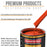 Hemi Orange - Urethane Basecoat with Clearcoat Auto Paint - Complete Medium Gallon Paint Kit - Professional High Gloss Automotive, Car, Truck Coating