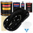 Boulevard Black - Urethane Basecoat with Clearcoat Auto Paint (Complete Fast Gallon Paint Kit) Professional High Gloss Automotive Car Truck Coating