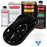 Boulevard Black Urethane Basecoat with European Clearcoat Auto Paint - Complete Quart Paint Color Kit - Automotive Refinish Coating