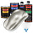Sterling Silver Metallic - Urethane Basecoat with Clearcoat Auto Paint - Complete Medium Quart Paint Kit - Professional Automotive Car Truck Coating
