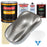 Titanium Gray Metallic - Urethane Basecoat with Premium Clearcoat Auto Paint (Complete Medium Gallon Paint Kit) Professional Gloss Automotive Coating