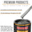 Dark Charcoal Metallic - Urethane Basecoat with Clearcoat Auto Paint (Complete Slow Gallon Paint Kit) Professional Gloss Automotive Car Truck Coating