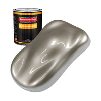 Warm Gray Metallic - Urethane Basecoat Auto Paint - Quart Paint Color Only - Professional High Gloss Automotive, Car, Truck Coating