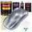 Cool Gray Metallic - Urethane Basecoat with Clearcoat Auto Paint - Complete Fast Gallon Paint Kit - Professional Gloss Automotive Car Truck Coating