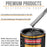 Black Metallic - Urethane Basecoat with Clearcoat Auto Paint - Complete Fast Gallon Paint Kit - Professional High Gloss Automotive, Car, Truck Coating