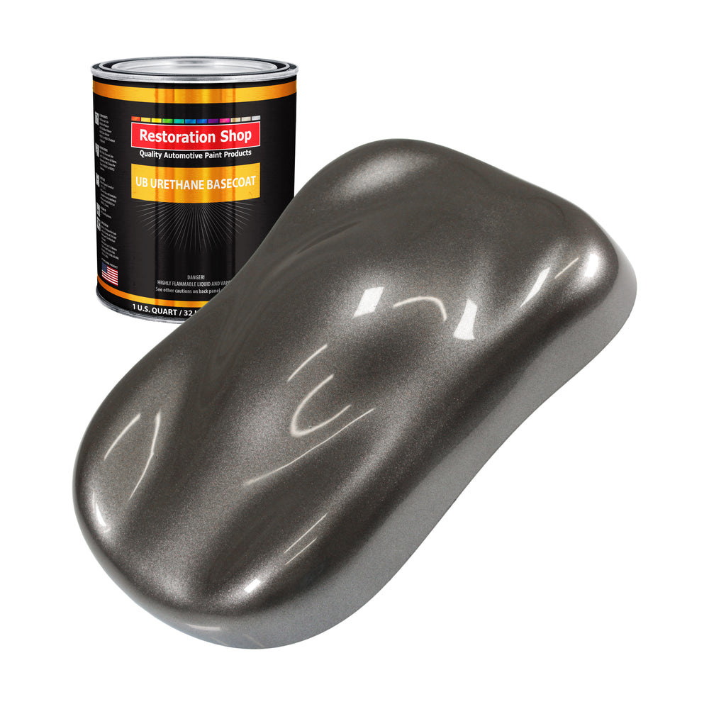 Tunnel Ram Gray Metallic - Urethane Basecoat Auto Paint - Quart Paint Color Only - Professional High Gloss Automotive, Car, Truck Coating