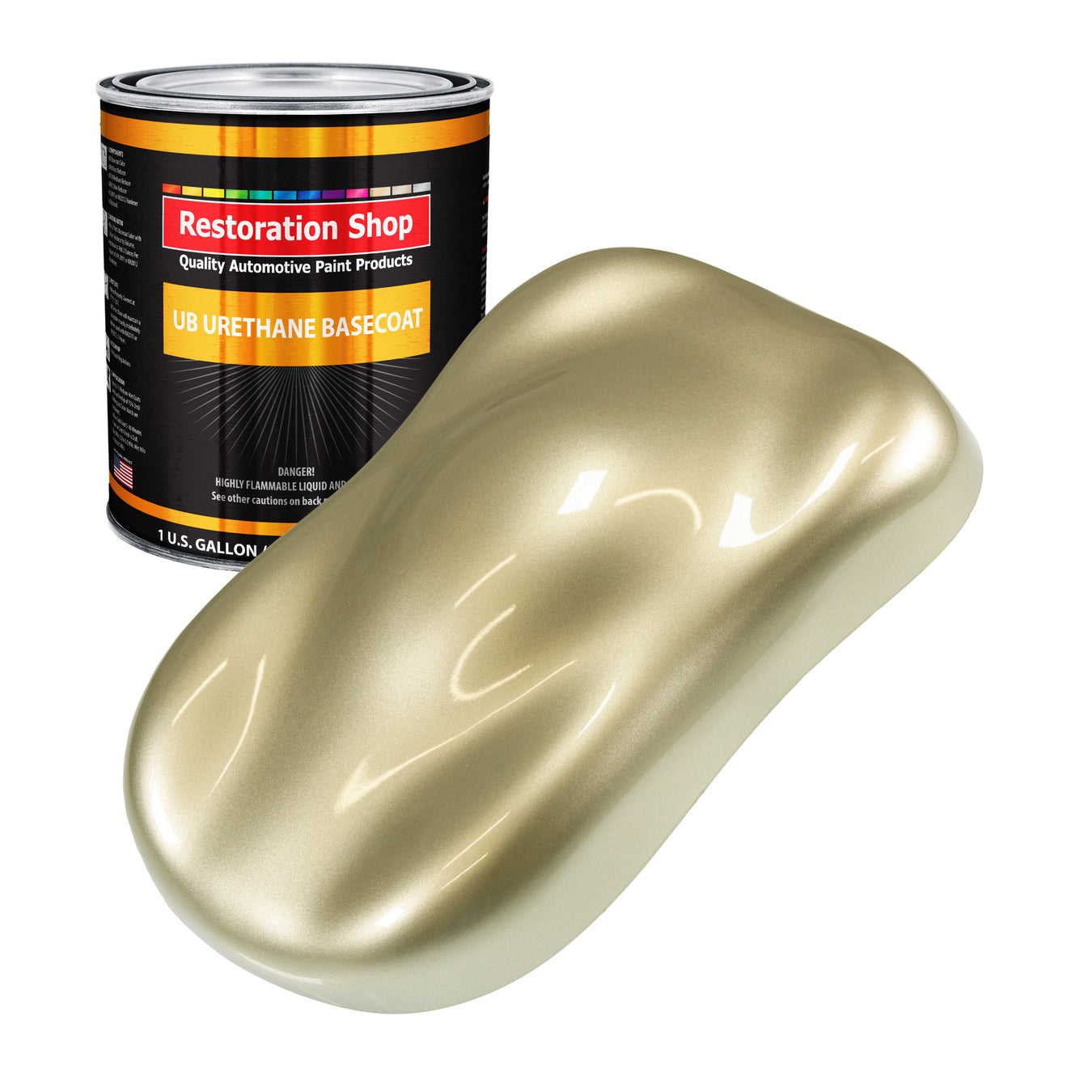 Urethane Basecoat Paint - Antique Gold Metallic
