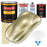 Antique Gold Metallic - Urethane Basecoat with Premium Clearcoat Auto Paint - Complete Fast Gallon Paint Kit - Professional Gloss Automotive Coating