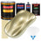 Antique Gold Metallic - Urethane Basecoat with Clearcoat Auto Paint (Complete Medium Gallon Paint Kit) Professional Gloss Automotive Car Truck Coating
