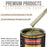 Antique Gold Metallic - Urethane Basecoat with Premium Clearcoat Auto Paint - Complete Medium Quart Paint Kit - Professional Gloss Automotive Coating