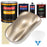 Cashmere Gold Metallic - Urethane Basecoat with Clearcoat Auto Paint - Complete Medium Gallon Paint Kit - Professional Automotive Car Truck Coating