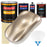 Cashmere Gold Metallic - Urethane Basecoat with Clearcoat Auto Paint (Complete Slow Gallon Paint Kit) Professional Gloss Automotive Car Truck Coating