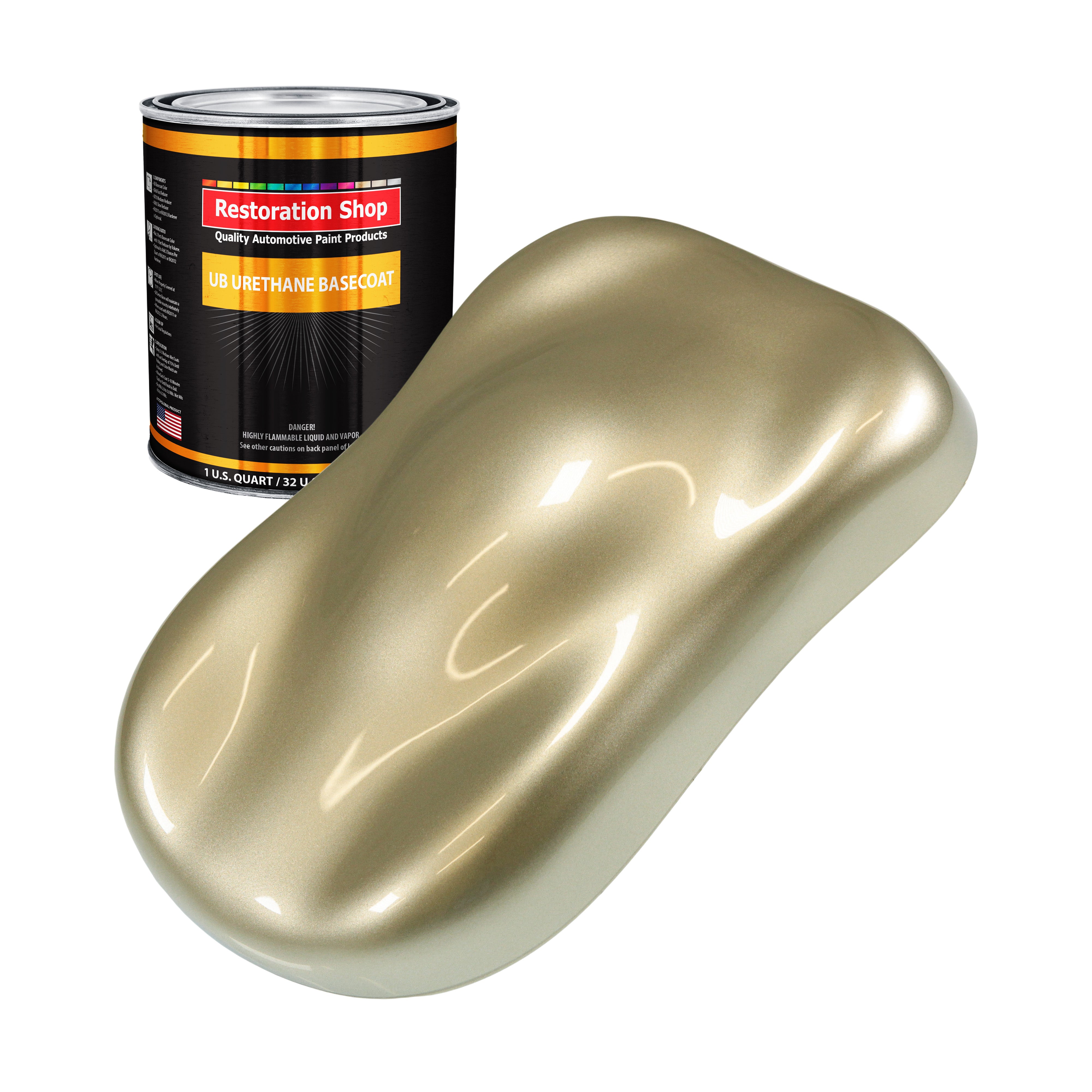 Champagne Gold Metallic Urethane Basecoat 1-Quart – TCP Global
