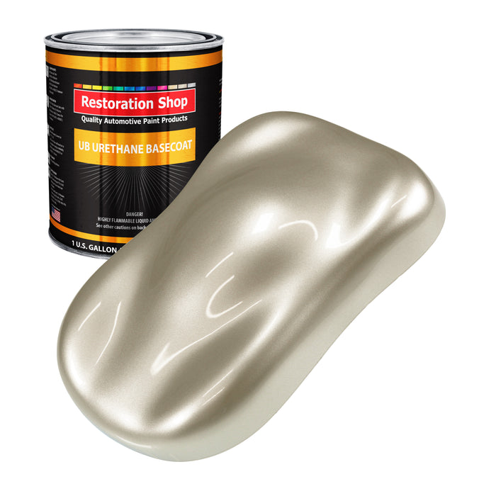 Gold Mist Metallic - Urethane Basecoat Auto Paint - Gallon Paint Color Only - Professional High Gloss Automotive, Car, Truck Coating