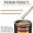 Gold Mist Metallic - Urethane Basecoat with Premium Clearcoat Auto Paint (Complete Medium Quart Paint Kit) Professional High Gloss Automotive Coating