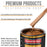 Malibu Sunset Orange Metallic - Urethane Basecoat with Clearcoat Auto Paint - Complete Medium Quart Paint Kit - Professional Automotive Car Coating