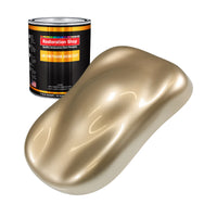 Driftwood Beige Metallic - Urethane Basecoat Auto Paint - Quart Paint Color Only - Professional High Gloss Automotive, Car, Truck Coating