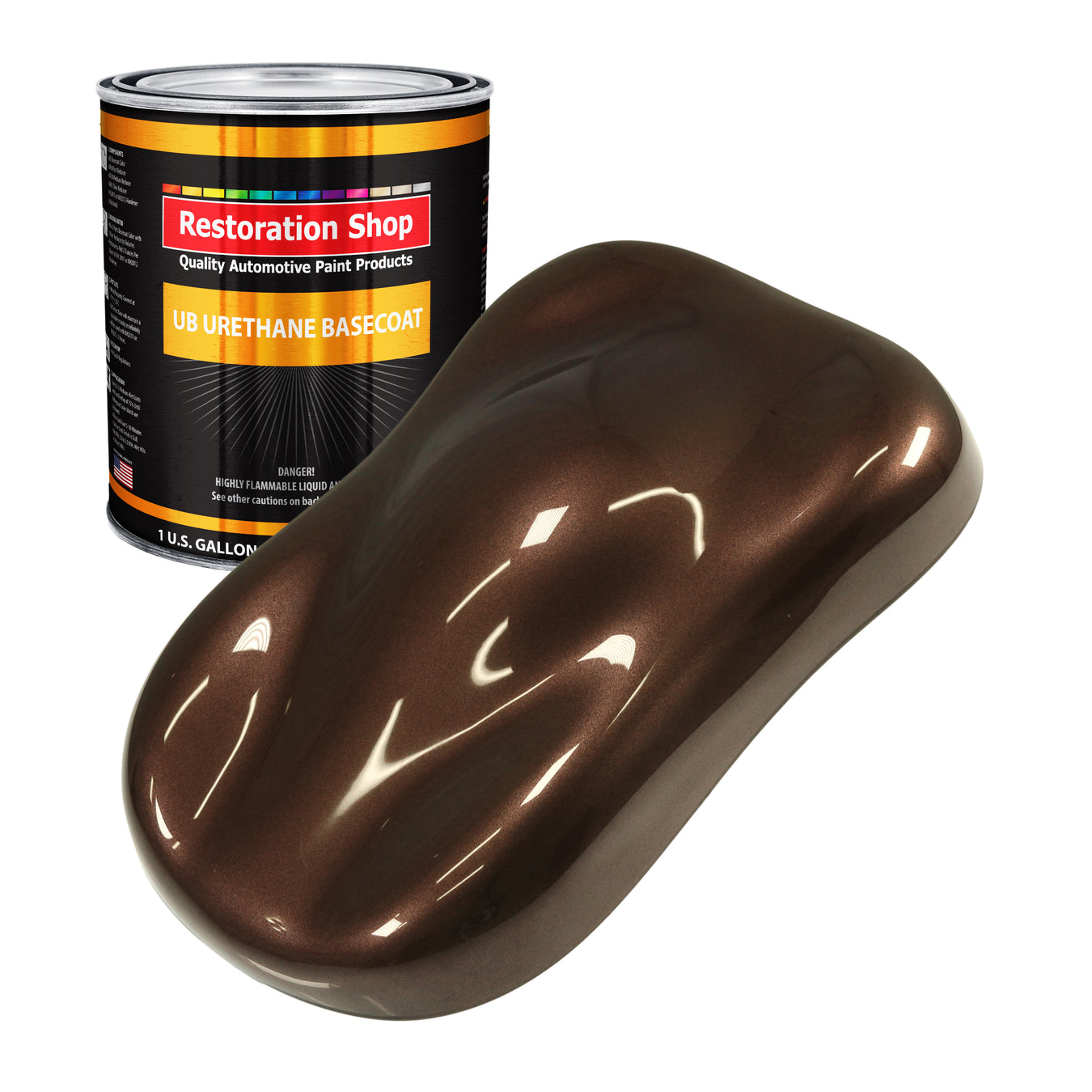 Urethane Basecoat Paint - Mahogany Brown Metallic