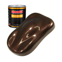 Mahogany Brown Metallic - Urethane Basecoat Auto Paint - Quart Paint Color Only - Professional High Gloss Automotive, Car, Truck Coating
