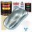 Silver Blue Metallic - Urethane Basecoat with Premium Clearcoat Auto Paint - Complete Medium Gallon Paint Kit - Professional Gloss Automotive Coating