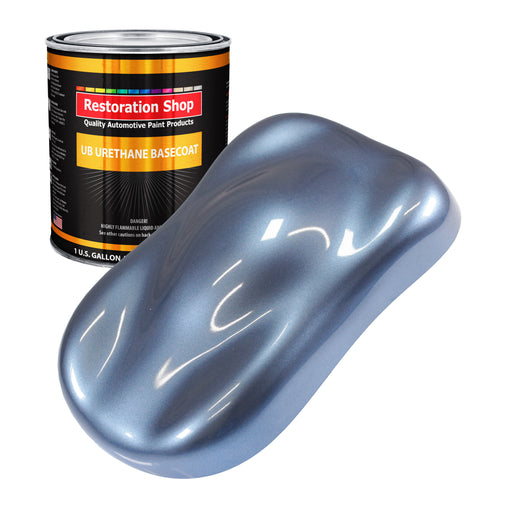 Sonic Blue Metallic - Urethane Basecoat Auto Paint - Gallon Paint Color Only - Professional High Gloss Automotive, Car, Truck Coating